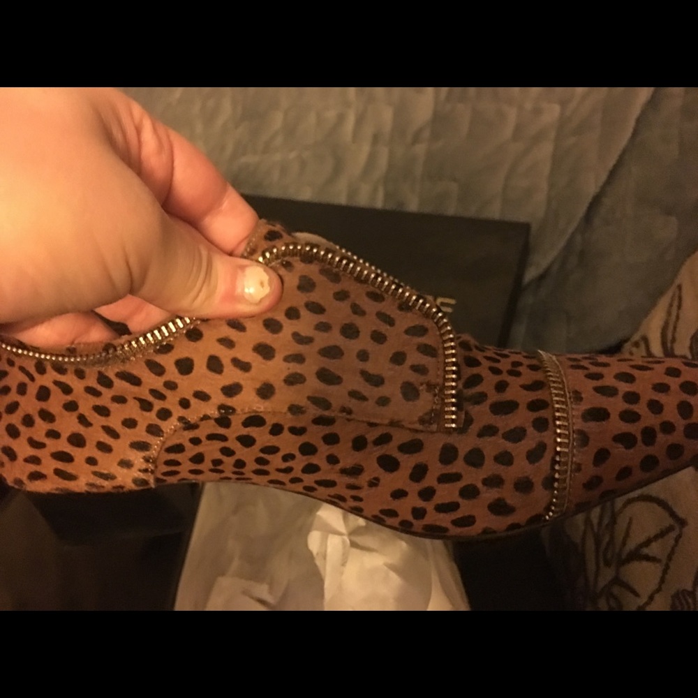 New Rebecca Minkoff Calf Hair Leopard Shoes